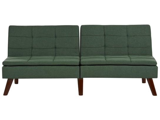 Sofa rozkładana zielona RONNE Beliani