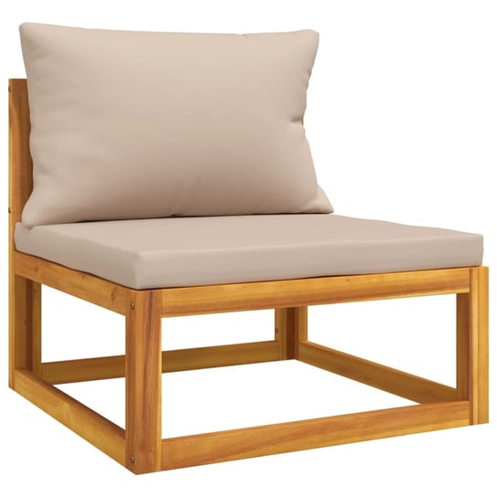 Sofa środkowa drewniana akacjowa 68x70,5x65 cm tau Zakito Europe