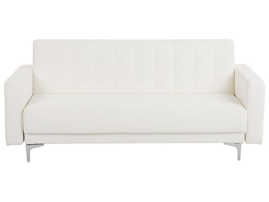 Sofa tapicerowana BELIANI Aberdeen, 3-os., biała, 83x186x88 cm Beliani