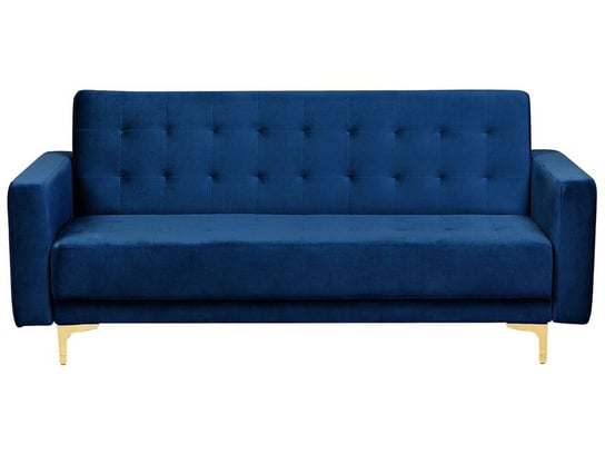 Sofa tapicerowana BELIANI Aberdeen, 3-os., ciemnoniebieska, 83x186x88 cm Beliani
