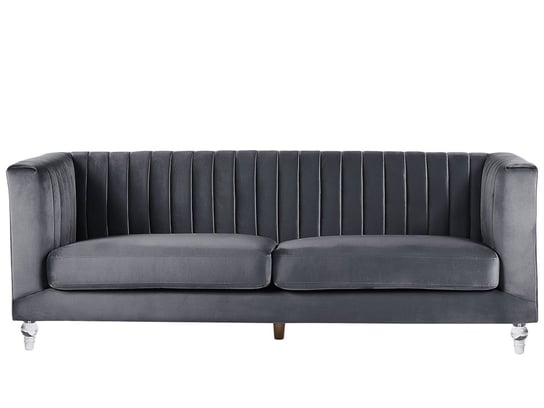 Sofa tapicerowana BELIANI Arvika, 3-os., ciemnoszara, 75x204x78 cm Beliani