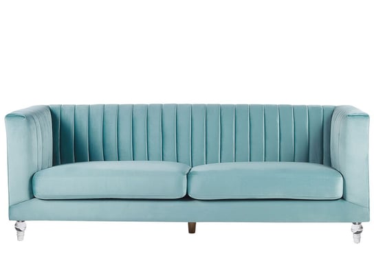 Sofa tapicerowana BELIANI Arvika, 3-os., jasnoniebieska, 75x204x78 cm Beliani