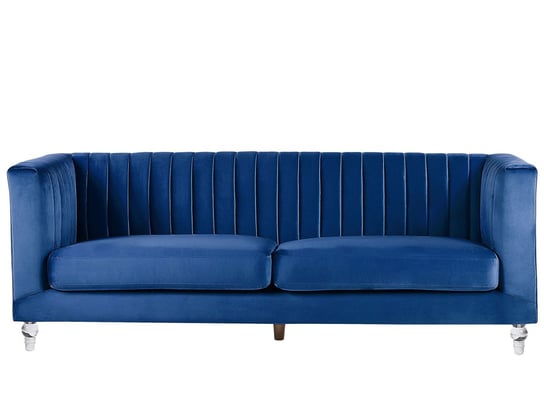 Sofa tapicerowana BELIANI Arvika, 3-osobowa, kobaltowa, 75x204x78 cm Beliani