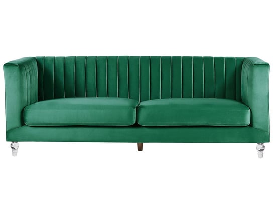 Sofa tapicerowana BELIANI Arvika, 3-osobowa, zielona, 75x204x78 cm Beliani