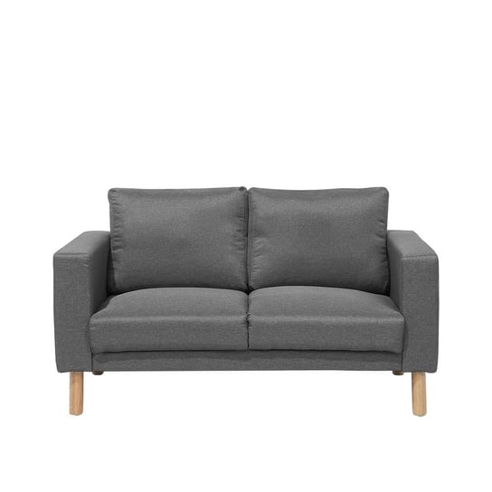 Sofa tapicerowana BELIANI Averoy, 2-osobowa, ciemnoszara, 85x152x86 cm Beliani