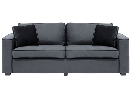 Sofa tapicerowana BELIANI Falun, 3-os., ciemnoszara, 82x204x78 cm Beliani
