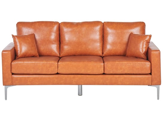 Sofa tapicerowana BELIANI Gavle, 3-osobowa, brązowa, 83x78x183 cm Beliani