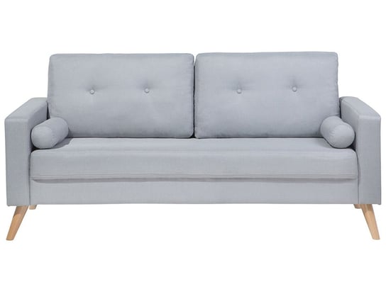 Sofa tapicerowana BELIANI Kalmar, 2-osobowa, jasnoszara, 85x182x74 cm Beliani