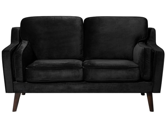 Sofa tapicerowana BELIANI Lokka, 2-osobowa, czarna, 85x150x83 cm Beliani