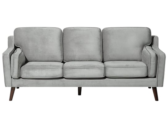 Sofa tapicerowana BELIANI Lokka, 3-osobowa, jasnoszara, 85x204x83 cm Beliani