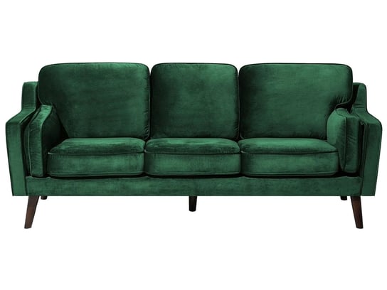 Sofa tapicerowana BELIANI Lokka, 3-osobowa, zielona, 85x204x83 cm Beliani