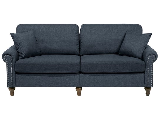 Sofa tapicerowana BELIANI Otra, 3-osobowa, ciemnoszara, 84x195x76 cm Beliani