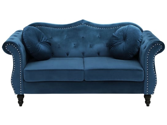 Sofa tapicerowana BELIANI Skien, 2-os., kobaltowa, 91x165x83 cm Beliani