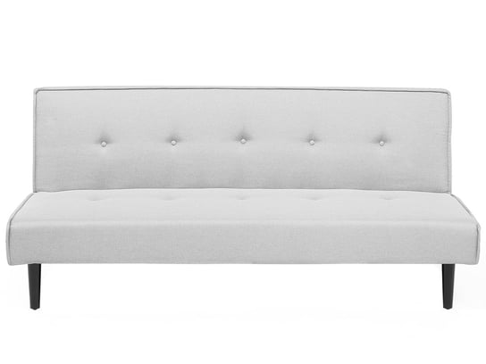 Sofa tapicerowana BELIANI Visby, trzyosobowa, jasnoszara, 180x92x80 cm Beliani
