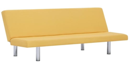 Sofa tapicerowana Melwin 2X – żółta 66x168x76 Elior