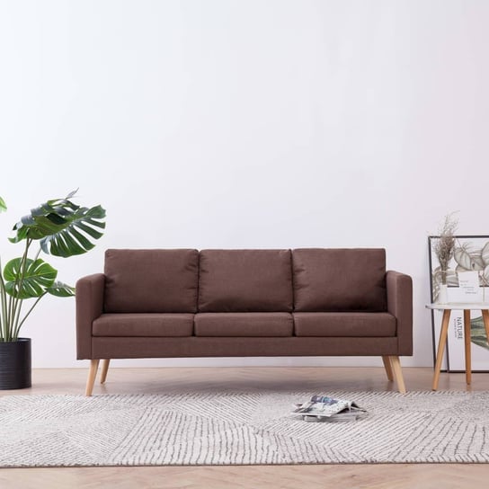 Sofa tapicerowana VIDAXL, brązowa, 70x73x168 cm vidaXL