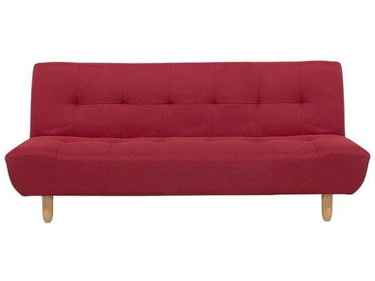 Sofa trzyosobowa BELIANI Alsten, 80x182x83 cm, czerwony Beliani