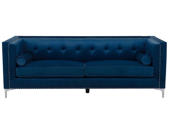 Sofa trzyosobowa BELIANI Avaldsenes, niebieska, 58x176 cm Beliani