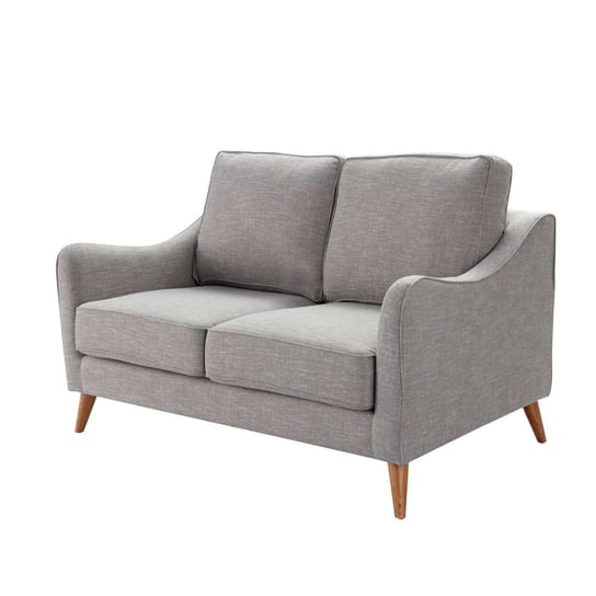 Sofa Venuste grey linen 2-os., 140 x 90 x 90 cm Dekoria