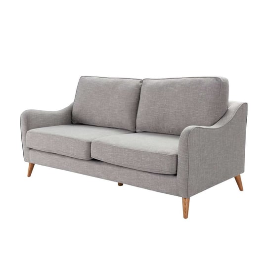 Sofa Venuste grey linen 3-os., 193 x 90 x 90 cm Dekoria