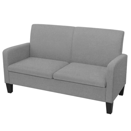 Sofa VIDAXL, 2-osobowa, szara, 135x65x76 cm vidaXL