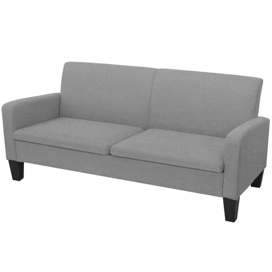 Sofa VIDAXL, 2-osobowa, szara, 180x65x76 cm vidaXL