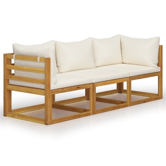 Sofa VIDAXL, kremowa, 208x70x60 cm vidaXL