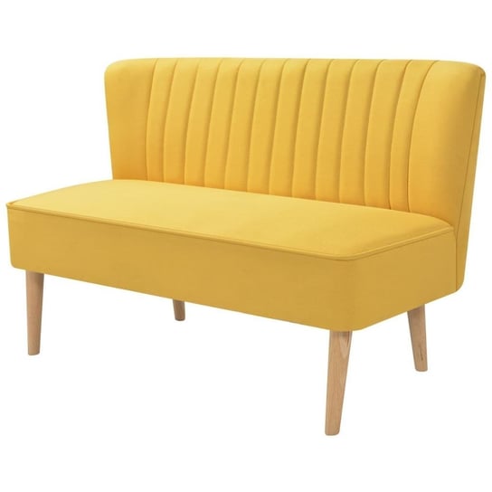 Sofa VIDAXL, żółta, 117x55,5x77 cm vidaXL