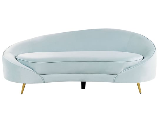 Sofa welurowa niebieska SAVAR Beliani