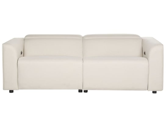 Sofa z elektryczną funkcją relaksu z ładowarką jasnobeżowa ULVEN Beliani