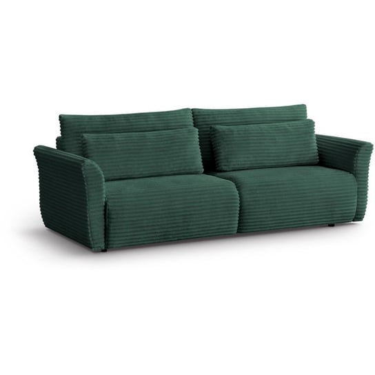 Sofa z funkcją spania SAMIR, ciemny zielony (Tilia 39) Beautysofa24