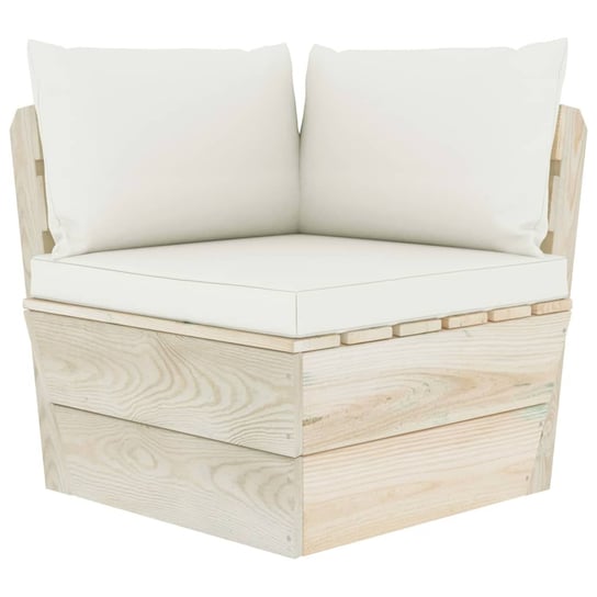 Sofa z palet VIDAXL, z poduszkami, impregnowany świerk vidaXL