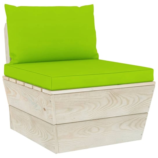 Sofa z palet VIDAXL, zielona, 60x60x65 cm vidaXL