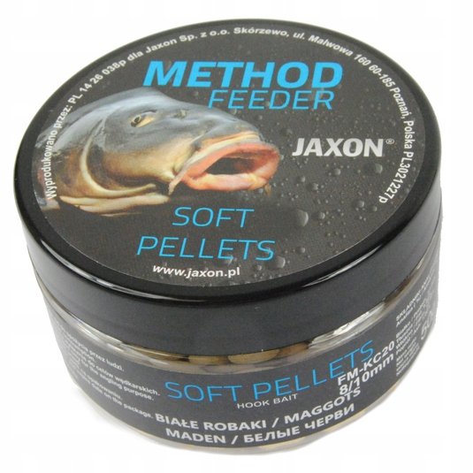 SOFT PELLET Method Feeder 8/10mm JAXON BIAŁE ROBAK Jaxon