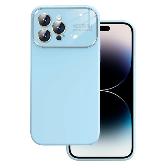 Soft Silicone Lens Case do Iphone 15 Pro Max jasnoniebieski Inna marka