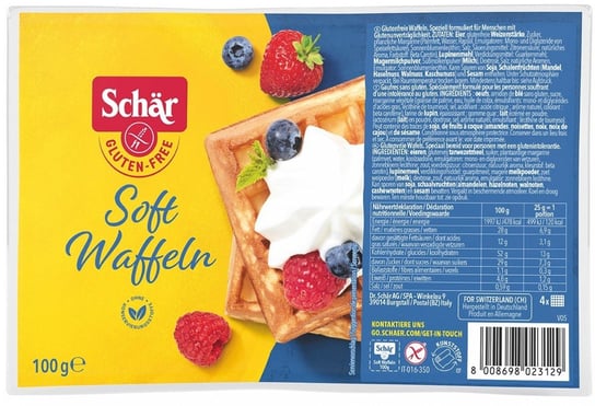 Soft waffeln- gofry BEZGL. 100 g Schar