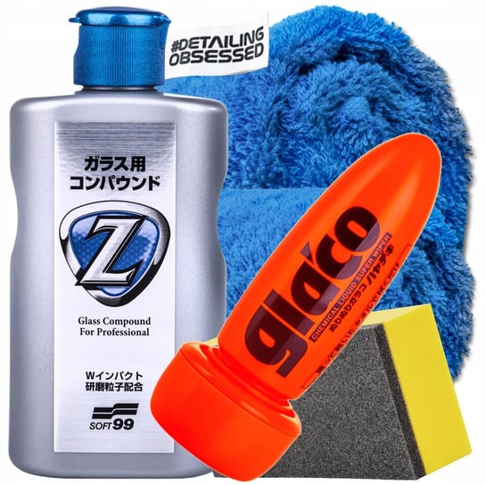 Soft99 Glass Compound Z + Glaco Roll On Instant - Inna marka ...