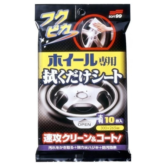 Soft99 Wheel Cleaning Wipe 10Szt. (Czyszczenie Felg) Soft99