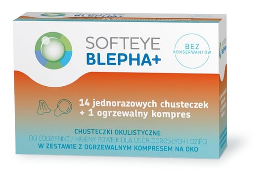 Softeye Blepha+, chusteczki okulistyczne, 1 zestaw Polpharma