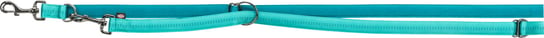 Softline Elegance smycz regulowana, dla psa, morski błękit/petrol, L–XL: 2.00 m/25 mm Trixie