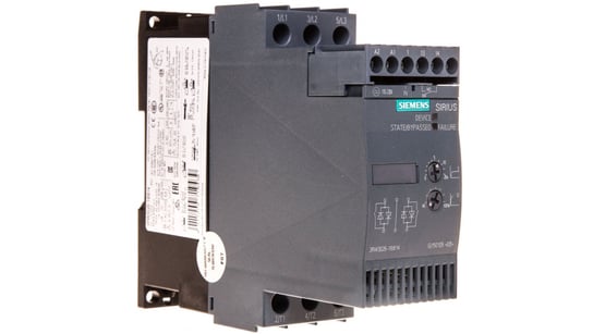 Softstart 3-fazowy 200-480VAC 25A 11kW/400V Uc=110-230V AC/DC S0 3RW3026-1BB14 Siemens