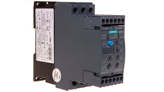 Softstart 3-fazowy 200-480VAC 25A 11kW/400V Uc=110-230V AC/DC S0 3RW4026-1BB14 Siemens