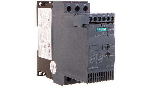 Softstart 3-fazowy 200-480VAC 25A 11kW/400V Uc=24V AC/DC S0 3RW3026-1BB04 Siemens