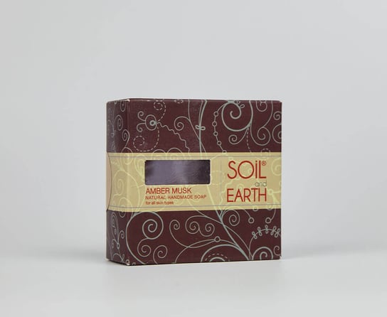 Soil and Earth, Amber Musk, Mydło orientalne bursztyn i piżmo, 125 g Soil and Earth