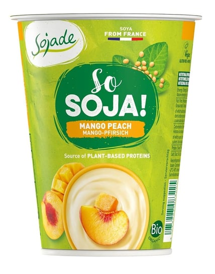 Sojade, produkt sojowy mango-brzoskwinia bezglutenowy bio, 400 g Sojade