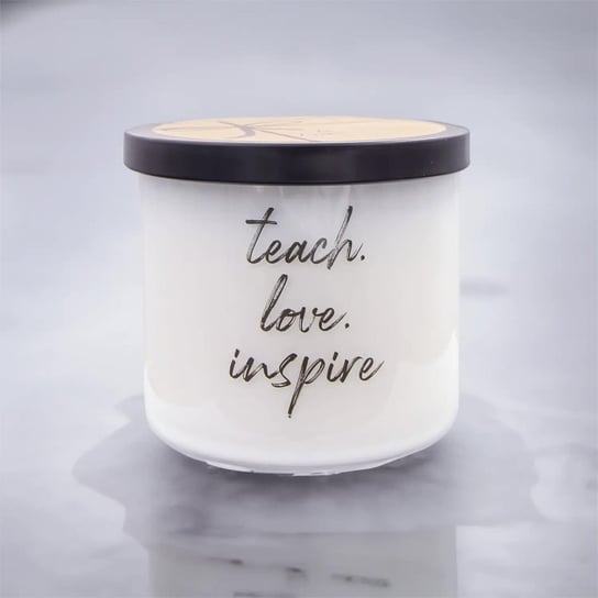 Sojowa świeca zapachowa 3 knoty w szkle Colonial Candle 411 g Teach Love Inspire Inna marka