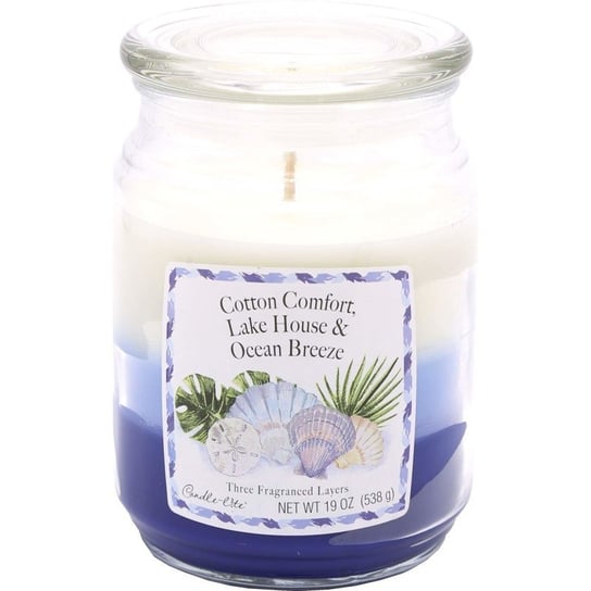 Sojowa świeca zapachowa Cotton Comfort, Lake House, Ocean Breeze Candle-lite 538 g Inna marka