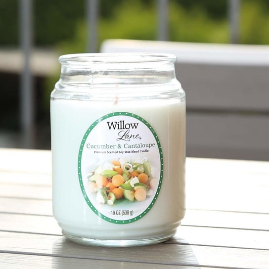 Sojowa świeca zapachowa Cucumber Cantaloupe Candle-lite 538 g Inna marka