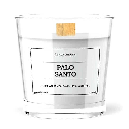 Sojowa Świeca Zapachowa Palo Santo 200 ml - Vitafarm VitaFarm