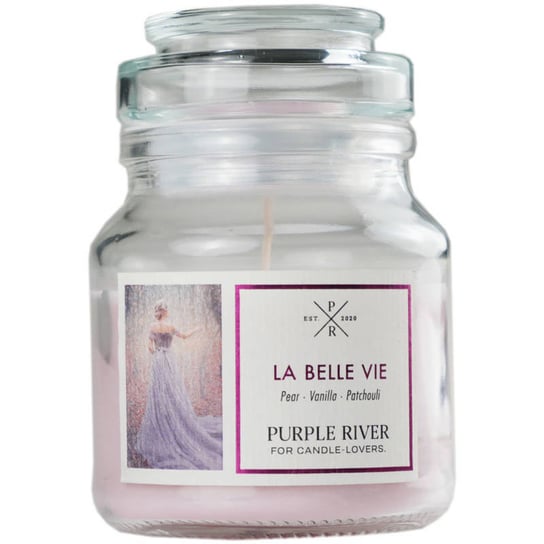 Sojowa świeca zapachowa w szkle Purple River 113 g La Belle Vie Inna marka